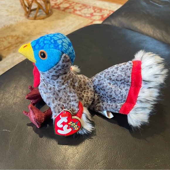 Bundle of 3 Ty Beanie Babies (Lurky, Loosy, Peekaboo) - Picture 2 of 5